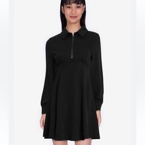 Zara Black Long Sleeve Dress